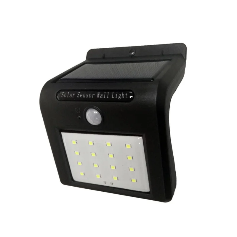 

16LEDs Light Solar Panel Power Wall Lamp Motion Sensor Luminaria Energy for Outdoor Waterproof Solar Light