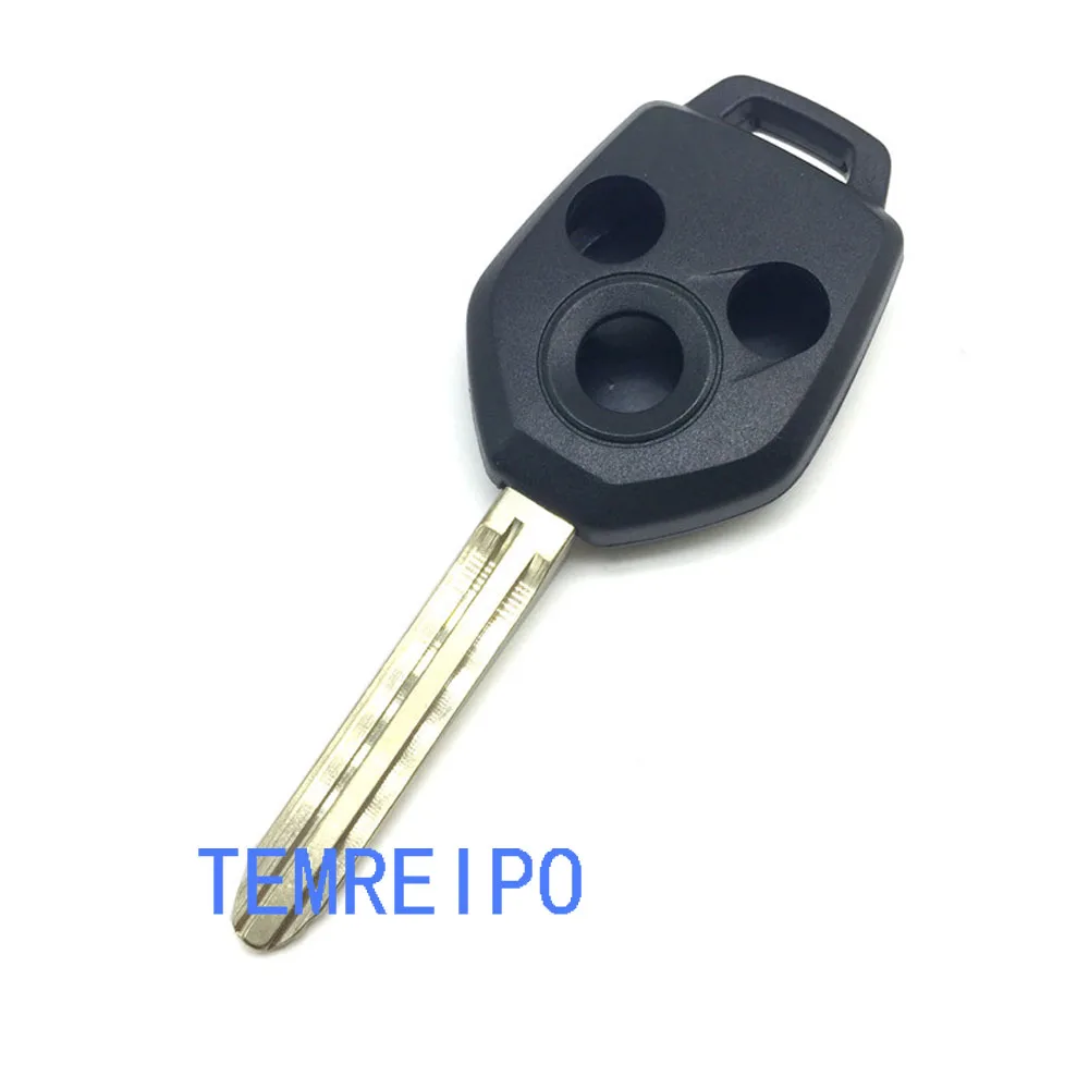 

10pcs/lot 3 Buttons Car Blank Key Remote Case Fob Cover For Subaru forester 2014 impreza xv outback legacy Replacement Key Shell