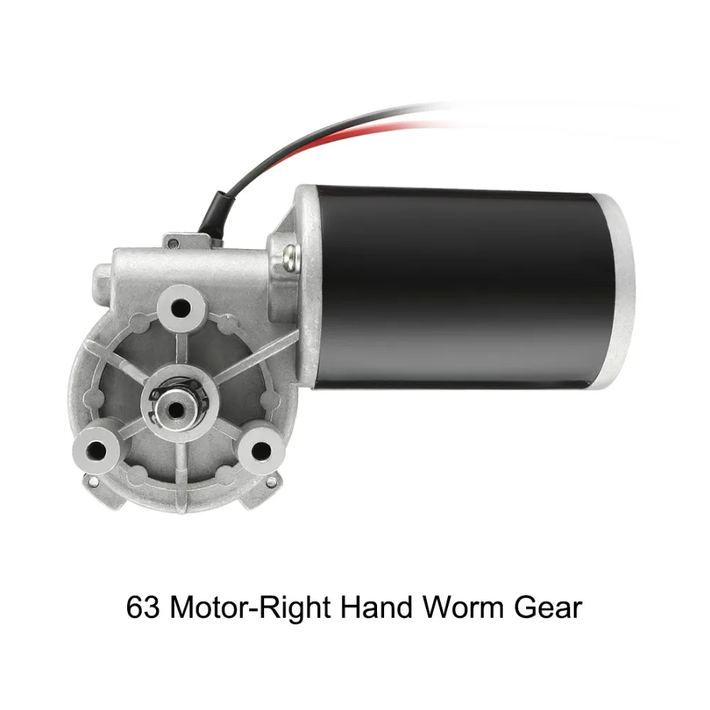 UXCELL(R) 1PCS 8N.M Reversible Worm DC24V 80W 33RPM Gear Motor High Torque Speed Reducing Electric GearBox Motor-JCF63R UXCELL(R) 1PCS 8N.M Reversible Worm DC24V 80W 33RPM Gear Motor High Torque Speed Reducing Electric GearBox Motor-JCF63R