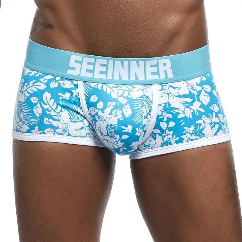 2018-New-Brand-Male-Panties-Breathable-Boxers-Cotton-Men-Underwear-U-convex-pouch-Sexy-Underpants-Printed (3)