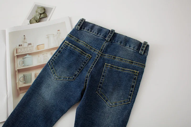 Autumn 2018 New Style Girls Jeans Kids Clothing Pants For Girls Spring Trousers Children Jeans Elastic Waist Fashion For Baby (17)