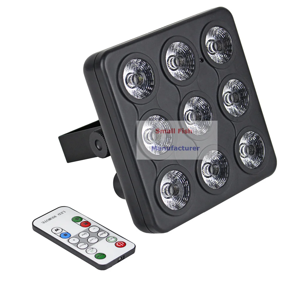US $520.00 20Pcs LED Flat Par Lights 9X4W RGBW 4IN1 DMX Stage Par Cans IP 20 Remote Control For Disco Party Decorations LED Dj Effect Light