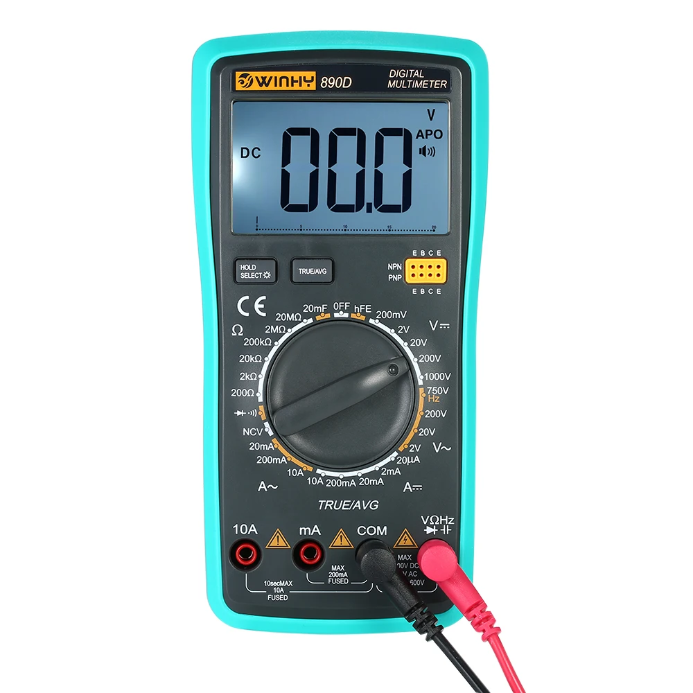 Handheld LCD Digital Multimeter NCV True RMS Multimeter DC/AC Voltage