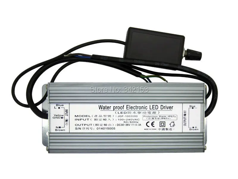 100W  