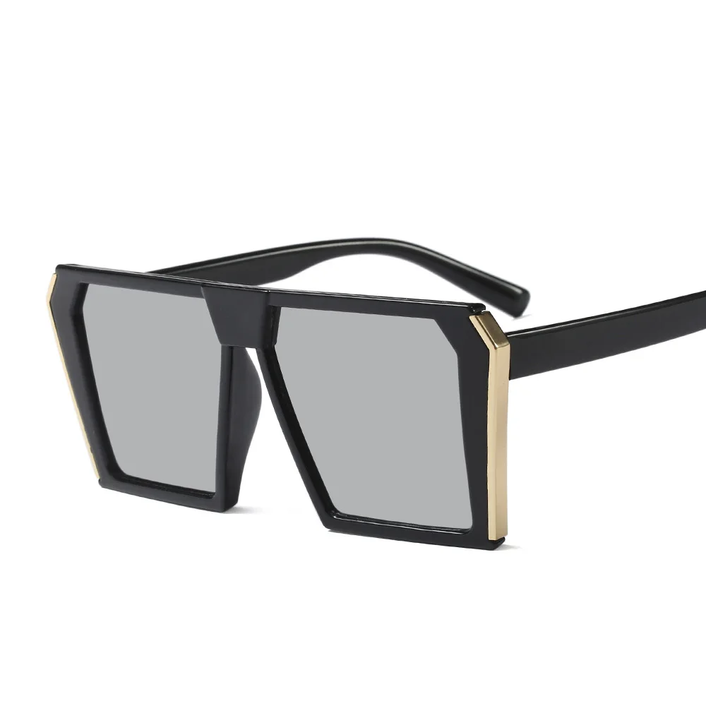 Модные детские очки/gafas de sol квадратная большая рама солнцезащитные очки для