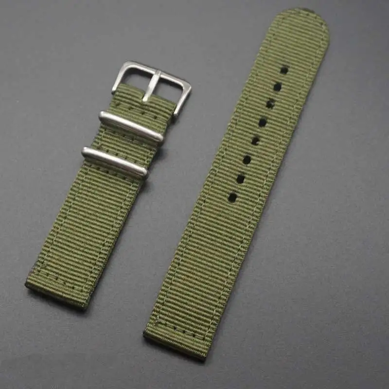 waterproof 20mm nylon watch strap canvas 22mm watch band 18mm nato strap