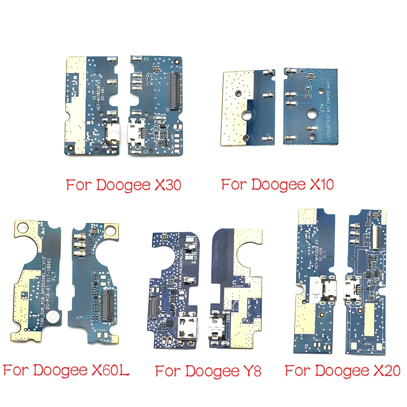 

USB Charge Port Jack Dock Connector Charging Board Flex Cable For Doogee DG280 F5 S60 X10 X20 X30 X60L Y8 F7 Pro Mix 2