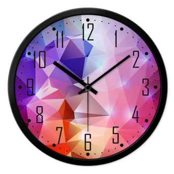 

Wall Clock Vintage Stylish Modern Geometric Watches Horloge Murale Design Moderne Large Decorative Household Products QQN144