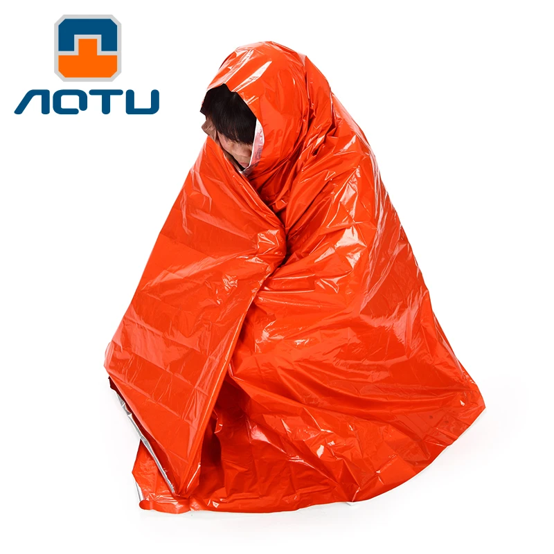 

Insulating Mylar Material Thermal First-Aid Blanket Outdoor Survival Life-saving Waterproof Emergency Rescue Tent Camping Mat