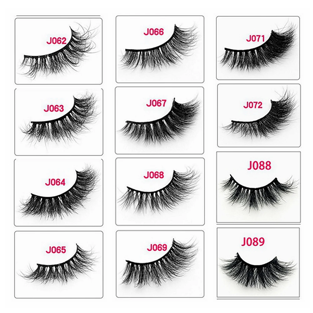 Норковые ресницы 3D норки HairLashes объем натуральный длинный толстый тонкими пышная