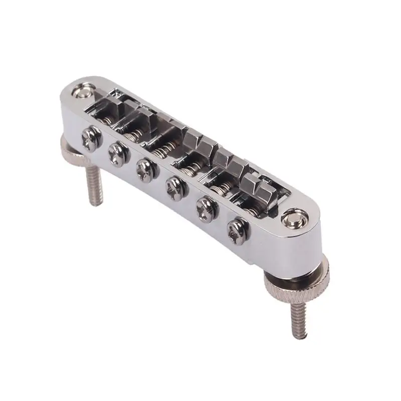 

Chrome Plated Tune O Matic Bridge Adjustable LP Guitar Bridge for Gibson Guitars