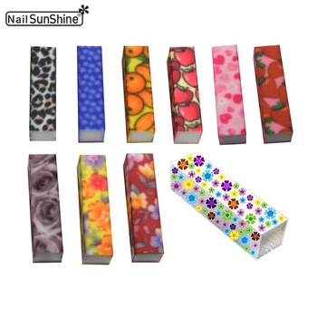 

New 10pcs/lot Foam Nail Polish Files Block Soft Buffer Buffing Sanding Use Nail Art Tips Manicure Nails Accessoires Acryl Vijl