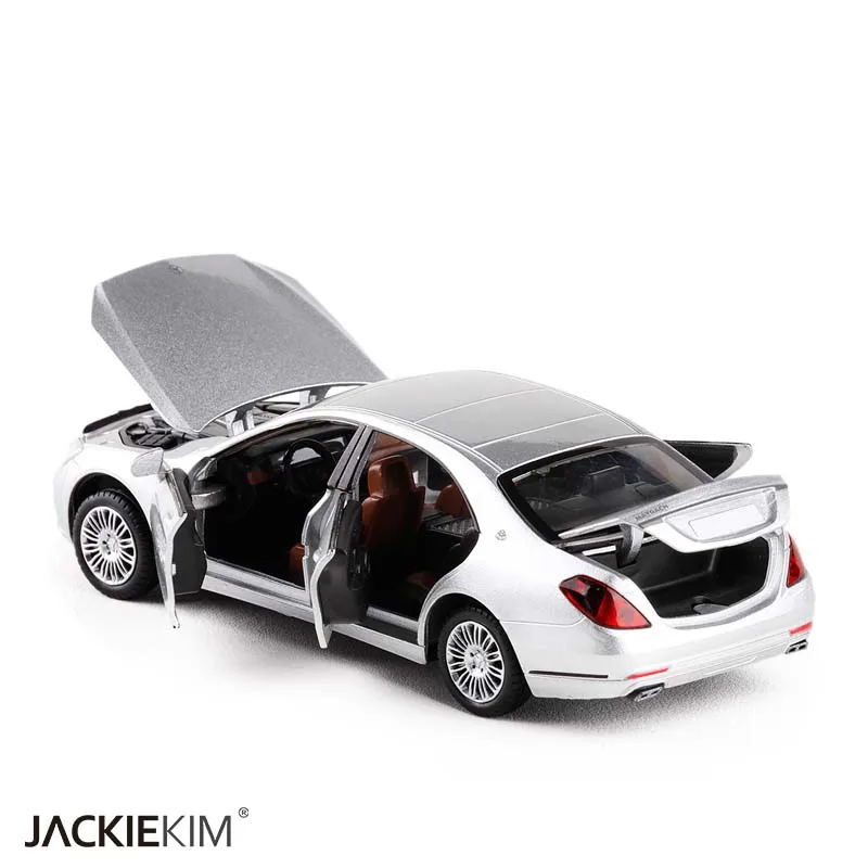 Лицензированных сплава модель роскошные автомобили 1/32 Maybach S600 литьем под давлением модель автомобиля с светильник Музыка для детей игрушка автомобиль подарки