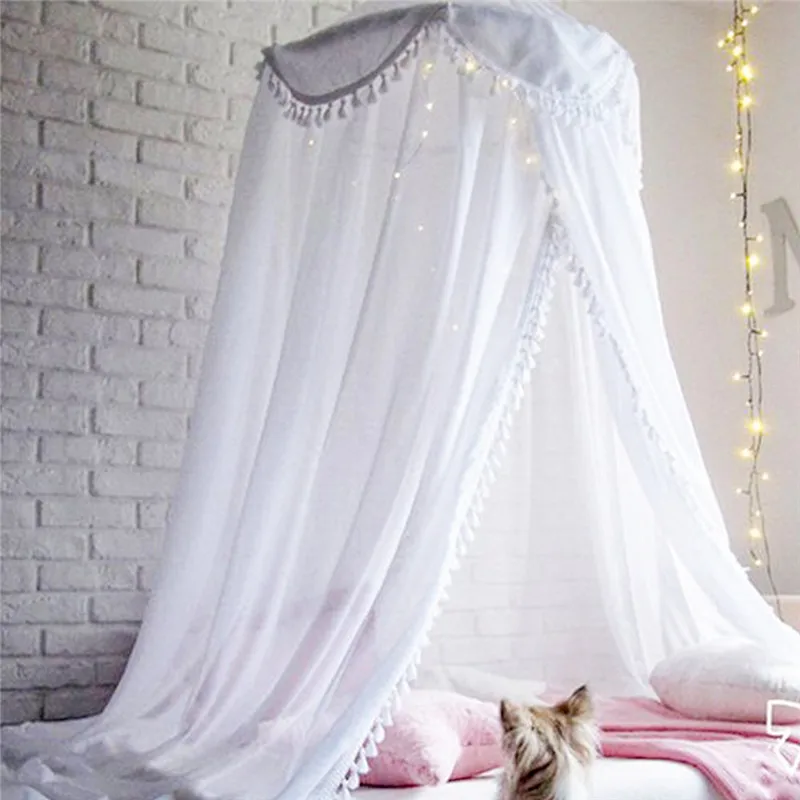 

Baby Bed Canopy Bedcover Mosquito Net Curtain Bedding Dome Tent Room Decor