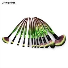 

Leaf Shape Makeup Brushes Set Beauty Cosmetic Foundation Eyeshadow Lip Powder Face Pinceis Tool Eyes Kabuki Fan Brush Kit Pincel