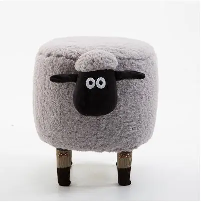 U-BEST мебель для дома cheep ottoman табурет для ног милые животные Мебель Обувь для смены - Цвет: grey color
