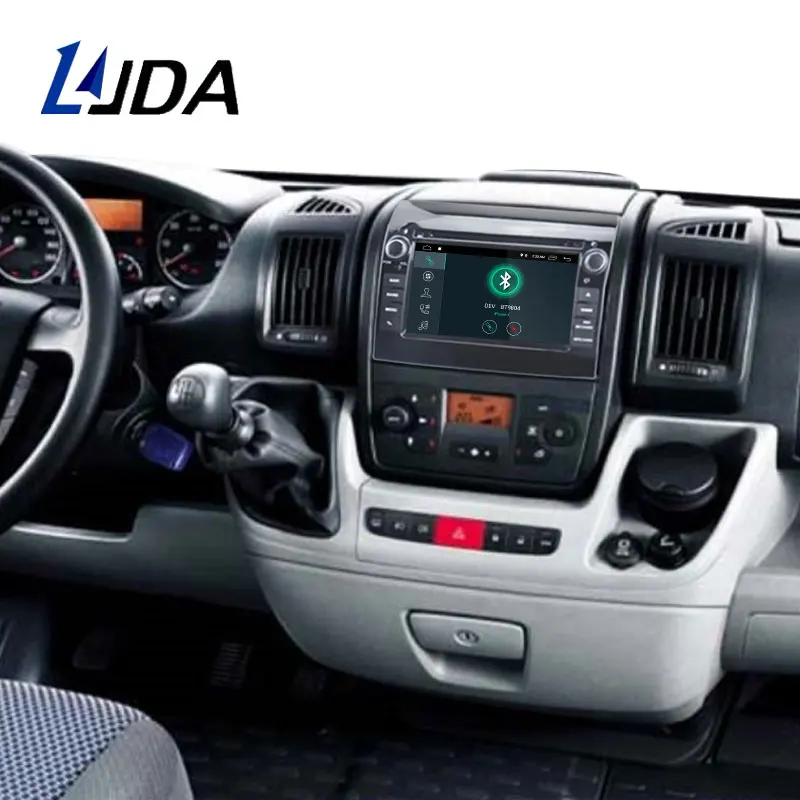 Flash Deal LJDA Android 9.1 Car DVD Player For Fiat Ducato 2009 2010 2011 2012 2013 2014 2015 Citroen Jumper Peugeot Boxer 1 Din Radio GPS 5