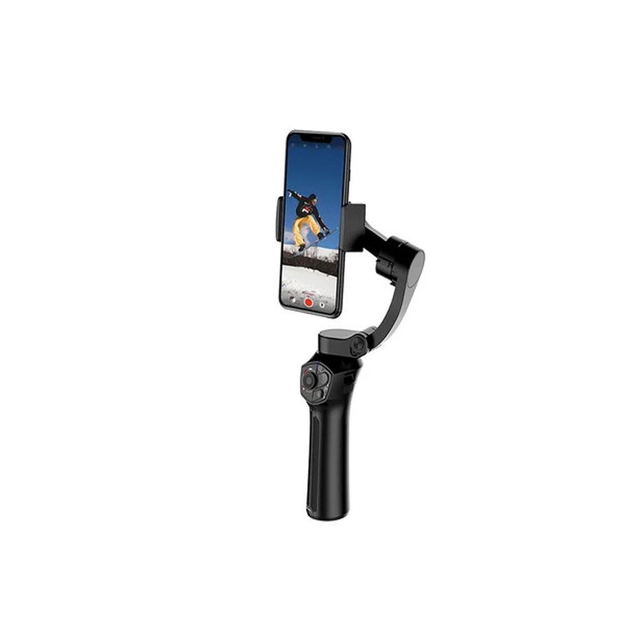 Atom 3-Axis Foldable Pocket-Sized Handheld Gimbal Selfie phone Stabilizer for iPhone Samsung GoPro&Wireless Charging PK Smooth 4-10