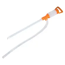 Líquido Universal Tubo de Sucção Dispositivo de Sucção de Óleo Do Carro de Bombeamento Manual do Tubo de Sucção De Bombeamento (laranja)