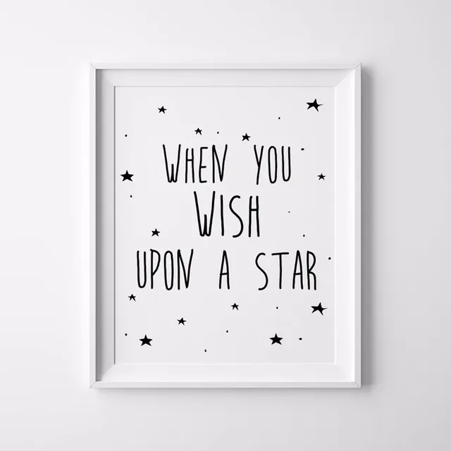 Stars Quotes Kids Poster Nursery Print Art Wall Picture Oil Stars Quotes Kids Poster Nursery Print Art Wall Picture Oil Painting Canvas Prints