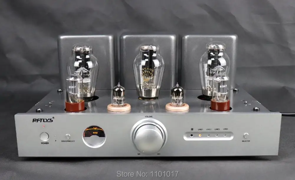 RFTLYS A3 300B Bluetooth Ламповый усилитель HIFI EXQUIS интегрированный класс А с пультом