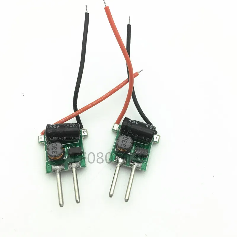 20 шт. MR16 2pin 12V светодиодный трансформатор 1-3X3W низкого напряжения 2 фута 600MA постоянного тока 3 Вт 9 Вт высокой мощности лампы трансформатора