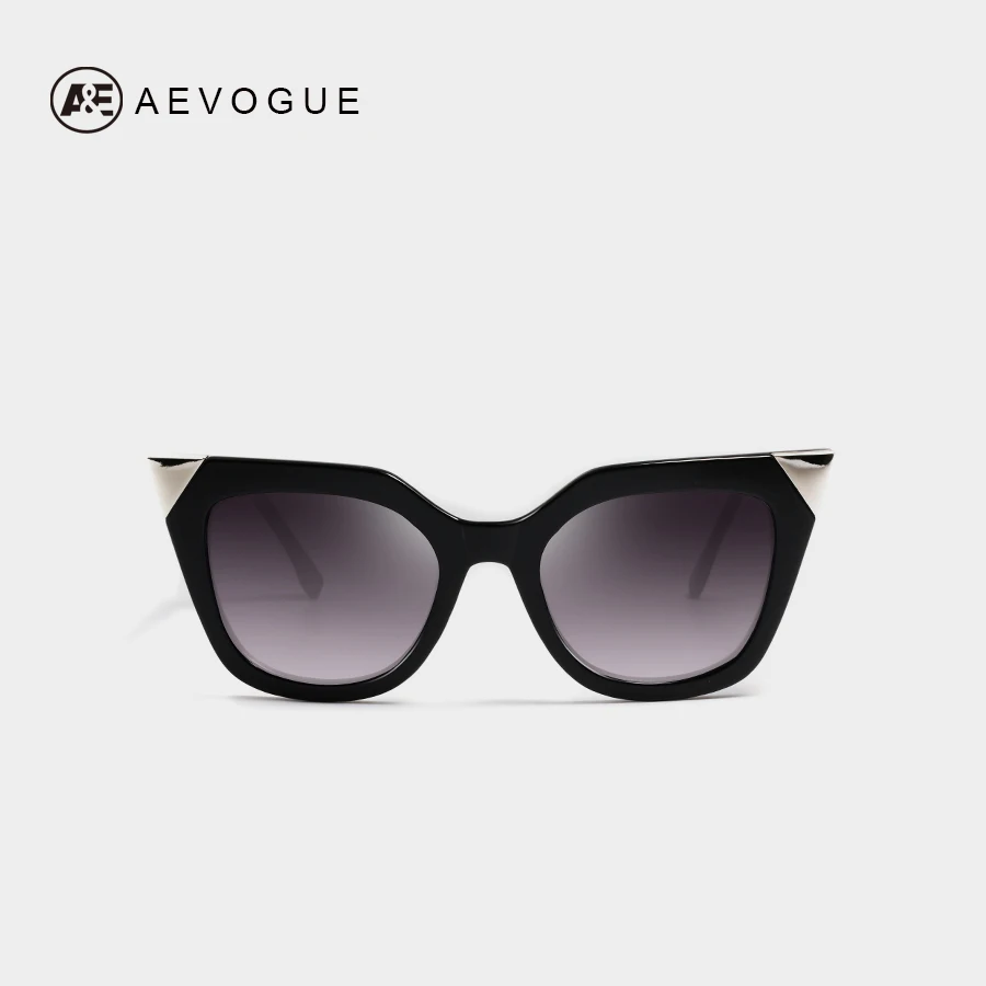 

AEVOGUE Sunglasses Women Cat Eye Irregular curved temple Fashion Shades Vintage Sun Glasses Gafas Oculos De Sol UV400 AE0203B