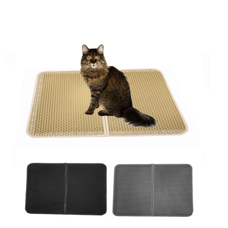 Training Cat Litter Pad Double Layer EVA Pets Cat Litter Mat Waterproof