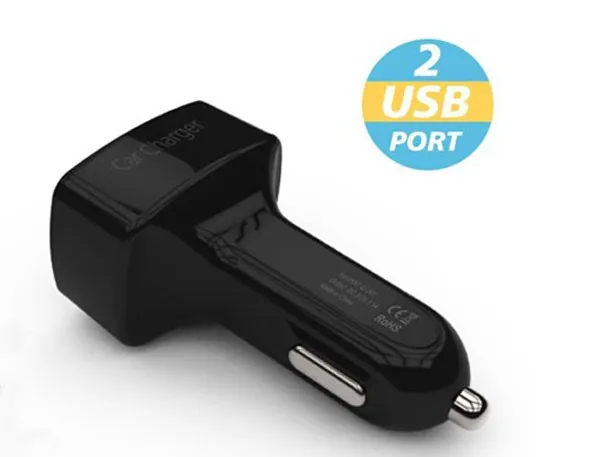 STOD Dual USB Автомобильное зарядное устройство 2 порта 3.1A светодиодный дисплей Напряжение температура для Iphone 5 6 7 Ipad samsung huawei zte Nexus DC адаптер