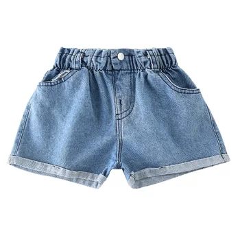 

Girls Shorts High Waist Denim Pants For Girls Clothing Children Summer Jeans 4 5 7 9 10 11 12 13 14 Years Teenage Kids Trousers