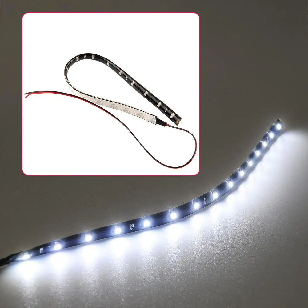 

30CM Waterproof SMD3528 Led Strip Light DC 12V Flexible Lighting String Tape Lamp for Car Auto Motor Trucks