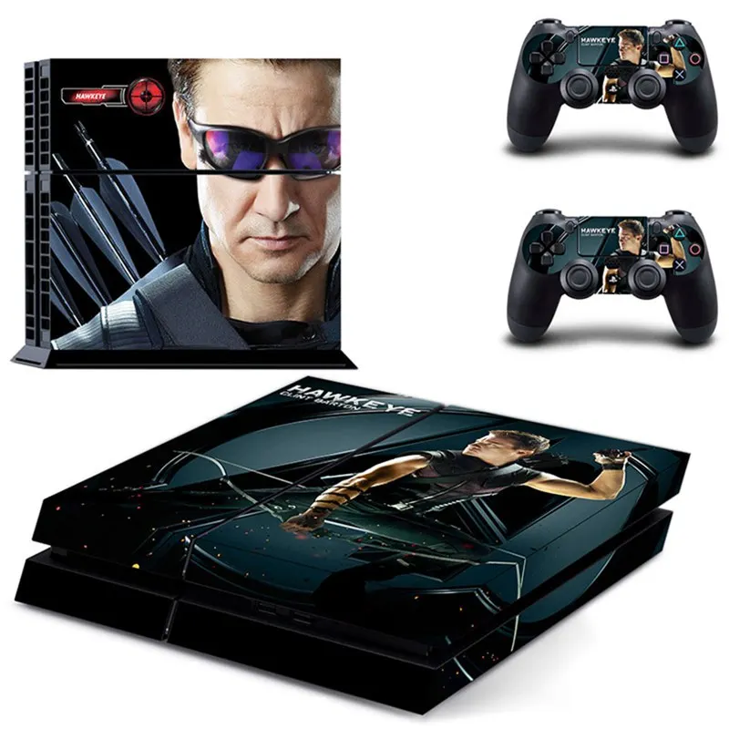 Мстители Play Station наклейка для ps4 наклейки для sony наклейка для ps4 наклейки консоли и 2 контроллера Скины ps4 винил pegatinas переключатель