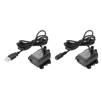 

DC 5V 12V 6W Water Pump USB Female Plug Ultra-quiet Mini Brushless DC Water Pump