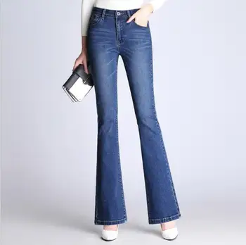 

WYWAN Blue Ripped Roll-Up Skinny Jeans Women 2019 Spring High Waist Button stretchy Tapered Jeans Casual Solid Denim Pants