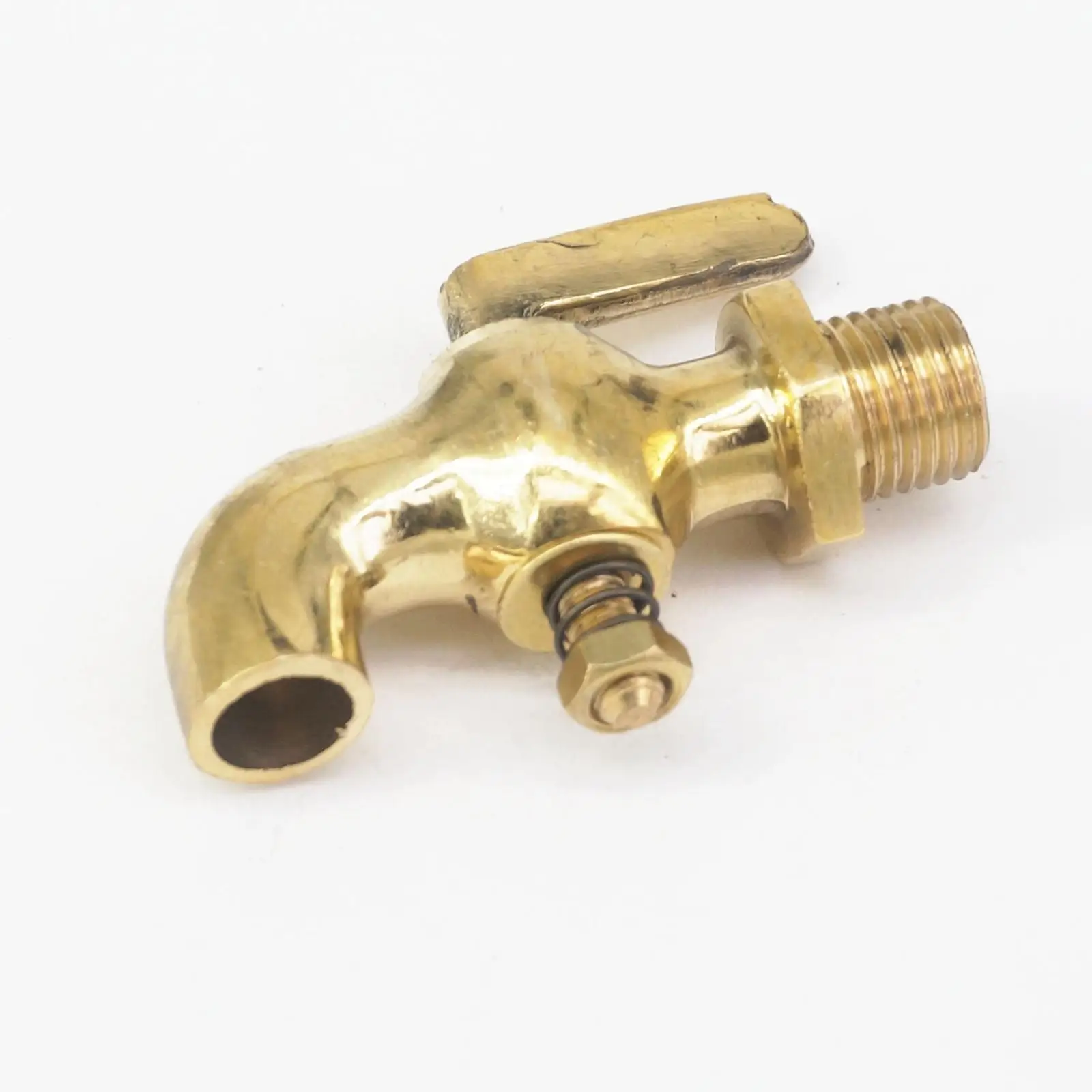 

1/4" BSP Male Thread Bronze Antique vintage brass one handle faucet water tap Petcock Connection