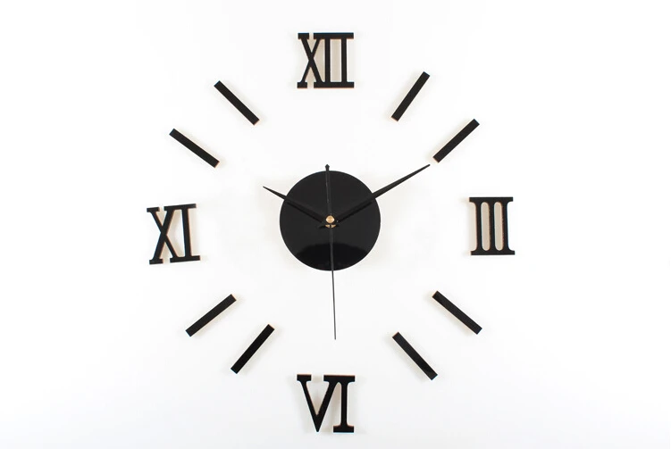 

Hot special offer square modern design mirror wall clock 3d watches clocks living room quartz acrylic