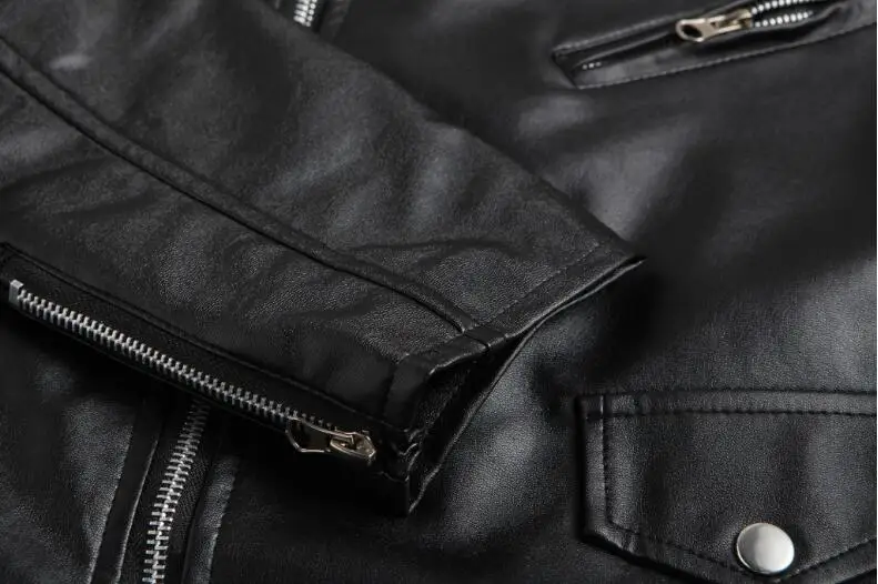 Новый фильм Ходячие мертвецы Negan кожаная куртка Мужские брендовые ветрозащитные