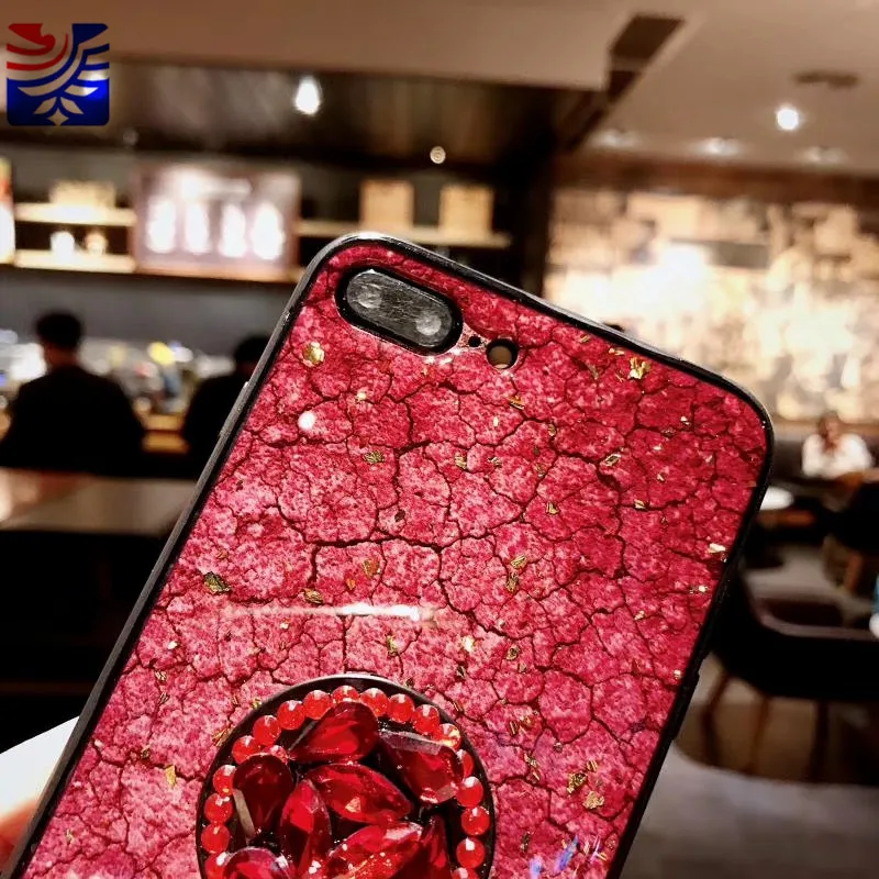 PEIPENG Luxury Gold Foil Bling Marble diamond  phone case Phone Cases Soft TPU Cover  For iphone 6 6S 7 8 Plus X Xs Max Christmas gift02
