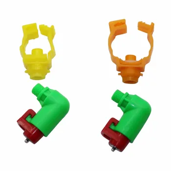

10Pcs Chicken Duck Quail Pigeon Automatic Ball Drinkers Card Ball Calve Nipple Chicken Drinking Fountains Automatic Feeding