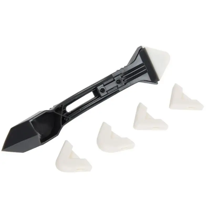  Plastic Scraper Angle Corner Glass Glue Shovel Ceramic Tile Cleanning Tool Squeegees Spreader Spatu