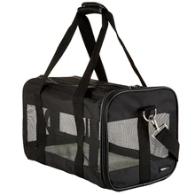 Pet Car Seat Soft-Sided Pet Travel Carrier Backpack Bag Portable Travel Dog Front Bag Mesh Head Double Shoulder Outdoor