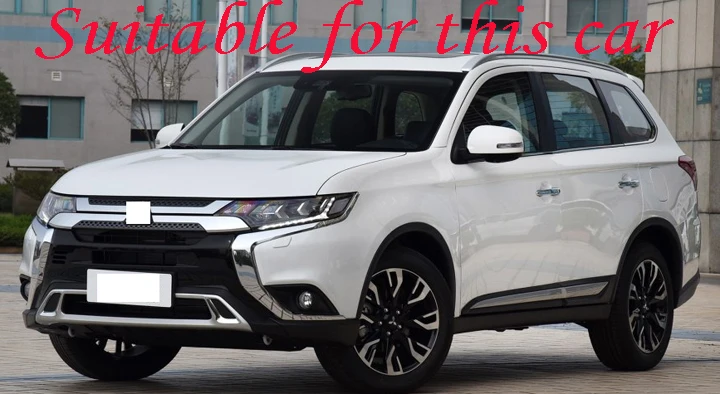 Для Mitsubishi Outlander 2013 2019 пластиковый внешний козырек Vent Shades Window Sun Rain Guard дефлектор 4