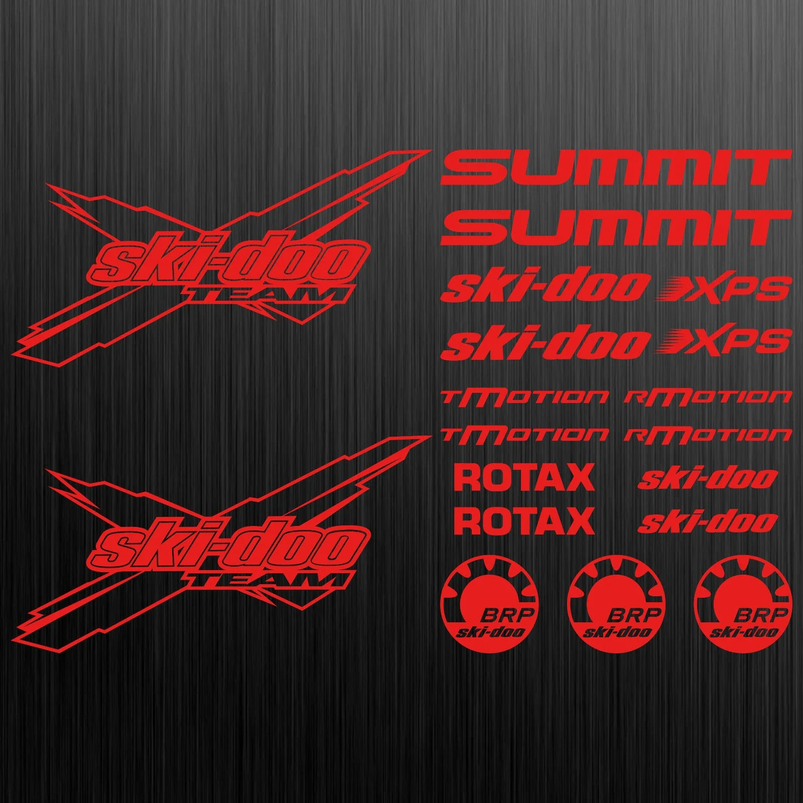 Для skidoo summit team BRP наклейка снегоход 19 штук Автомобильный Стайлинг