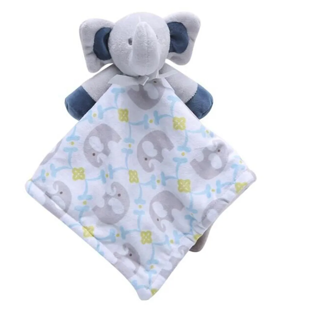 Newborn Baby Teddy Bear Elephant Comforter Puppet Soft Toy Gifts Snuggle Blanket