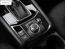 Accessories For Mazda CX-5 CX5 2017 2018 Multimedia Button / Electrical Hand Park Brake Molding Cover Trim 1 Pcs