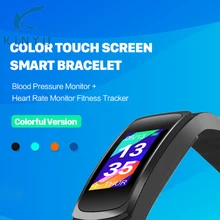 Kinyo KY16 смарт-браслет цветной сенсорный экран монитор кровяного давления пульса фитнес-трекер smartband pk mi band