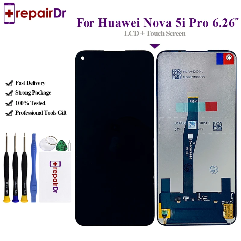 

6.26'' For Huawei Nova 5i Pro LCD Display Touch Screen Digitizer Assembly For Huawei Nova 5i Pro LCD Screen