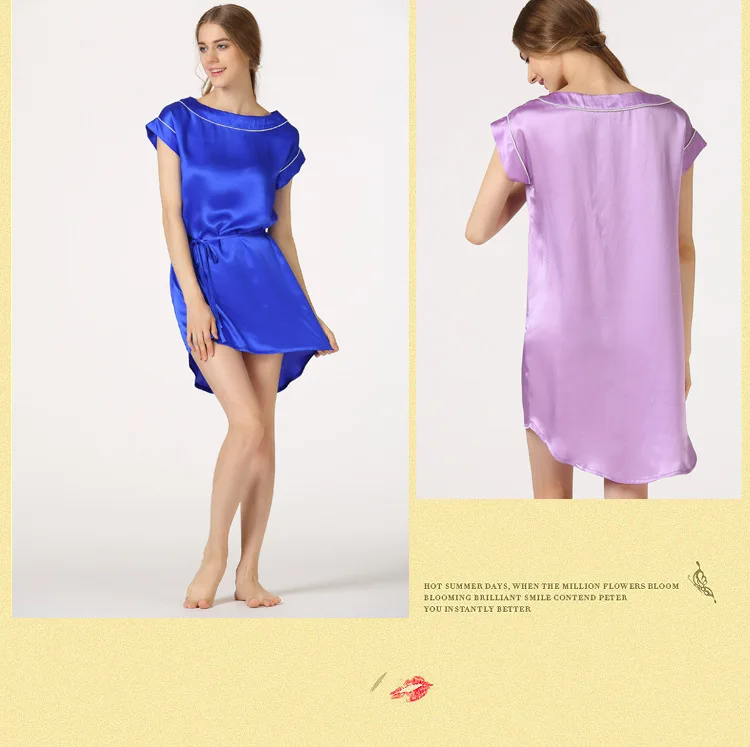 Высококачественная Пижама для беременных женщин, ночная рубашка, шелковая ночная сорочка, одежда для сна, повседневное летнее платье-халат для беременных, домашняя одежда CE827