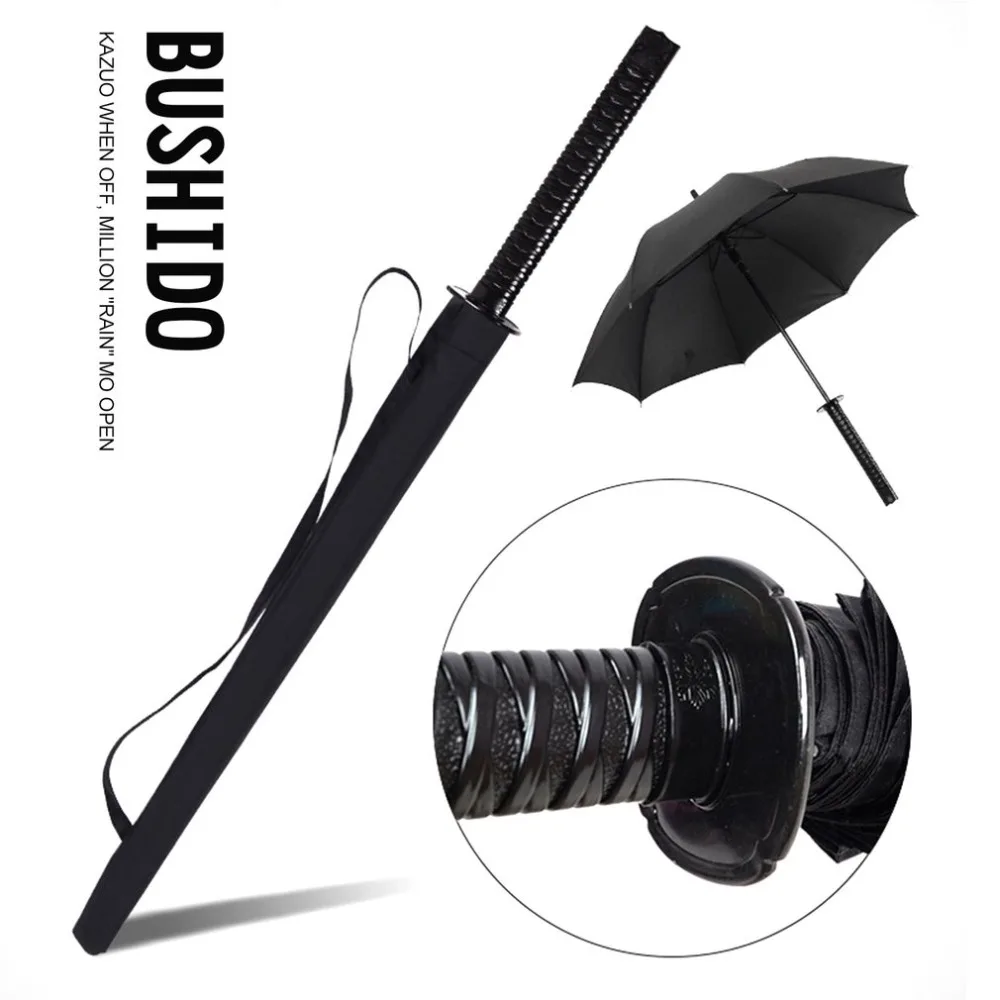 Специальный ветрозащитный зонт в японском стиле с длинной ручкой, прочный зонт с защитой от уф, ручной зонт