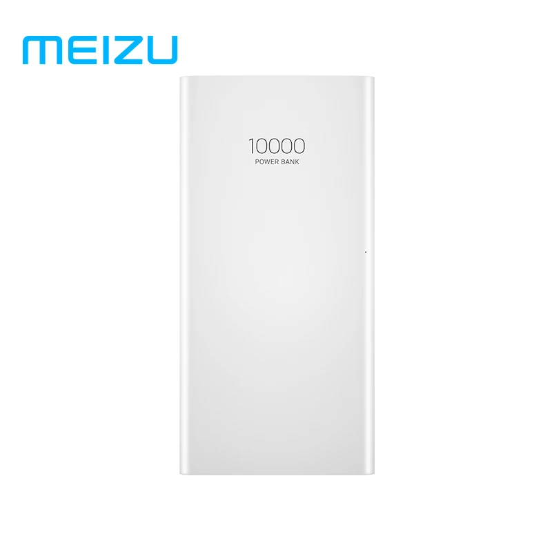 Оригинальный внешний аккумулятор Meizu 10000 мАч 3 литий ионный полимерный 2 порта USB